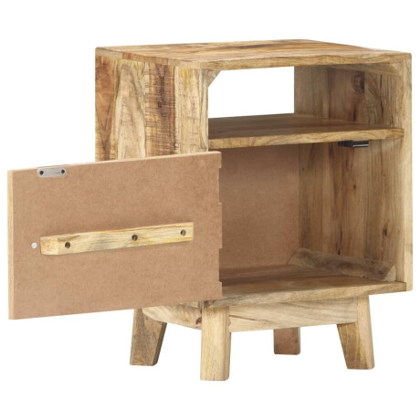 vidaXL Nachtkastje 40x30x50 cm ruw mangohout afbeelding2 - 1