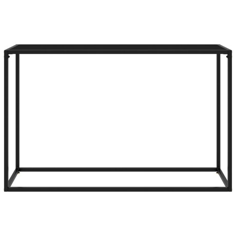vidaXL Wandtafel 120x35x75 cm gehard glas zwart afbeelding2 - 1