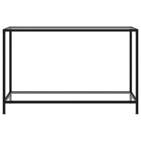 vidaXL Wandtafel 120x35x75 cm gehard glas transparant afbeelding2 - 1