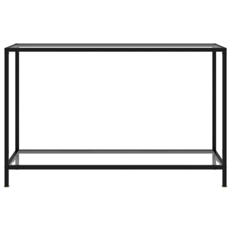 vidaXL Wandtafel 120x35x75 cm gehard glas transparant afbeelding2 - 1