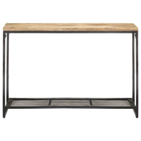 vidaXL Wandtafel 110x35x75 cm massief mangohout afbeelding2 - 1