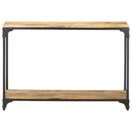 vidaXL Wandtafel 110x30x75 cm massief mangohout afbeelding2 - 1