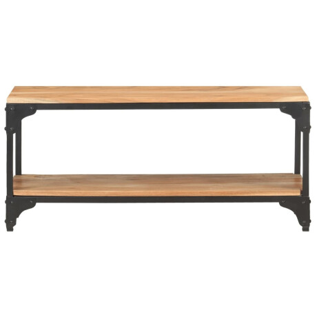 vidaXL Salontafel 90x30x40 cm massief acaciahout afbeelding2 - 1