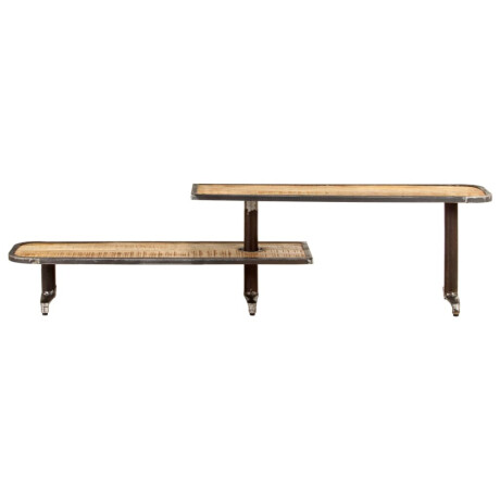 vidaXL Tv-meubel 160x30x40 cm massief mangohout afbeelding2 - 1