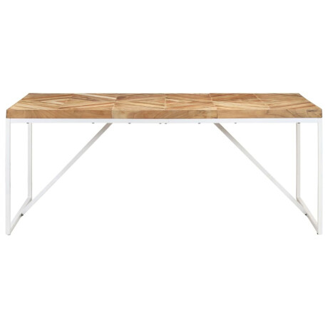 vidaXL Eettafel 180x90x76 cm massief acaciahout en mangohout afbeelding2 - 1