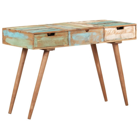 vidaXL Kaptafel met spiegel 112x45x76 cm massief gerecycled hout afbeelding2 - 1