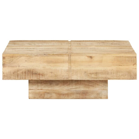 vidaXL Salontafel 80x80x28 cm massief mangohout afbeelding2 - 1