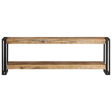 vidaXL Tv-meubel 120x30x40 cm ruw mangohout afbeelding2 - 1
