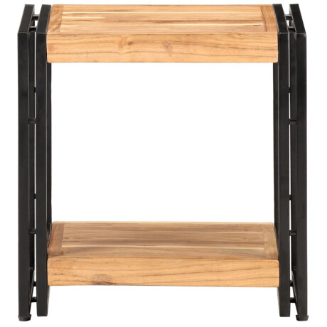 vidaXL Bijzettafel 40x30x40 cm massief acaciahout afbeelding2 - 1