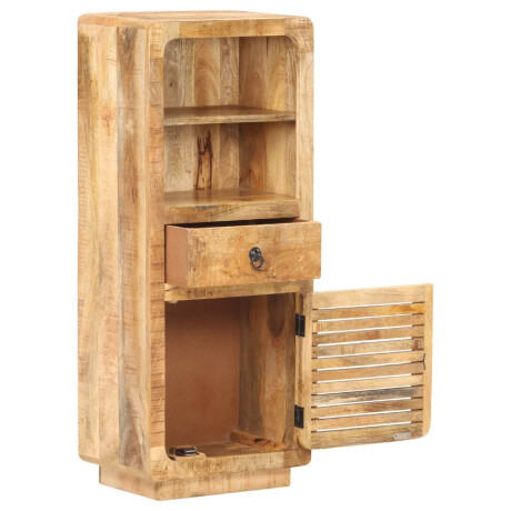 vidaXL Hoge kast 45x32x110 cm ruw mangohout afbeelding2 - 1