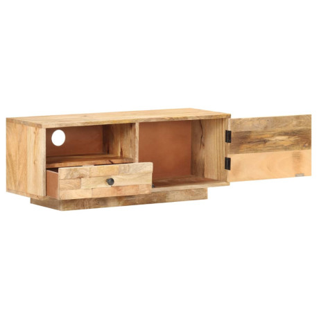 vidaXL Tv-meubel 90x30x35 cm massief mangohout afbeelding2 - 1