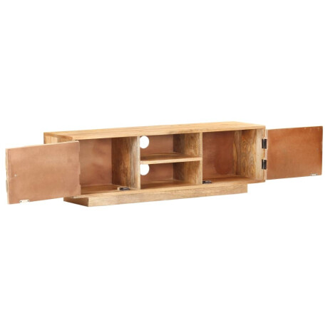 vidaXL Tv-meubel 116x30x35 cm massief mangohout afbeelding2 - 1