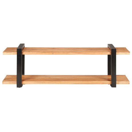 vidaXL Tv-meubel 130x40x40 cm massief acaciahout afbeelding2 - 1