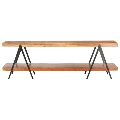 vidaXL Tv-meubel 160x40x50 cm massief acaciahout afbeelding2 - 1