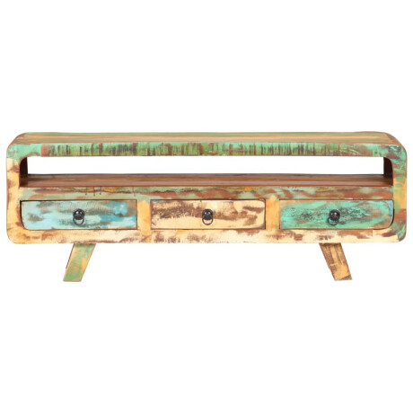 vidaXL Tv-meubel 117x30x41 cm massief gerecycled hout afbeelding2 - 1