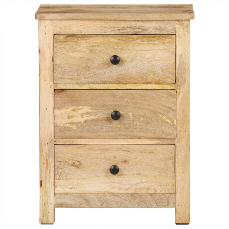vidaXL Nachtkastje 45x35x60 cm massief mangohout afbeelding2 - 1