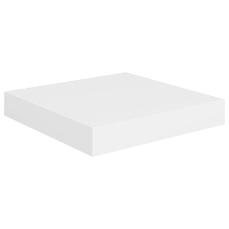 vidaXL Wandschap zwevend 23x23,5x3,8 cm MDF wit afbeelding2 - 1