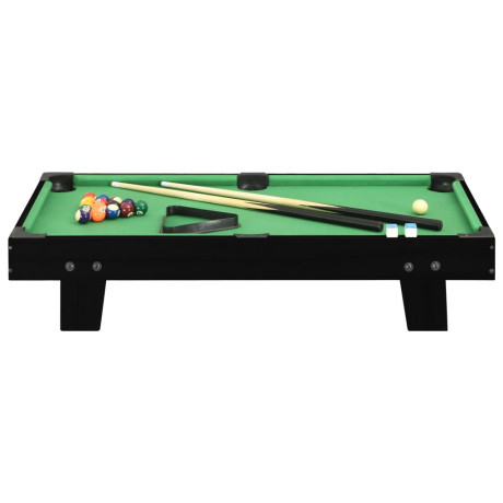 vidaXL Minipooltafel 3 Feet 92x52x19 cm zwart en groen afbeelding2 - 1