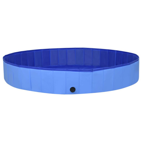 vidaXL Hondenzwembad inklapbaar 300x40 cm PVC blauw afbeelding2 - 1