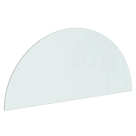 vidaXL Glasplaat voor open haard halfrond 1200x500 mm afbeelding2 - 1