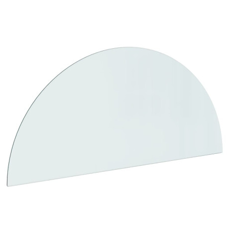 vidaXL Glasplaat voor open haard halfrond 1200x500 mm afbeelding2 - 1