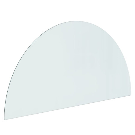 vidaXL Glasplaat voor open haard halfrond 1200x600 mm afbeelding2 - 1