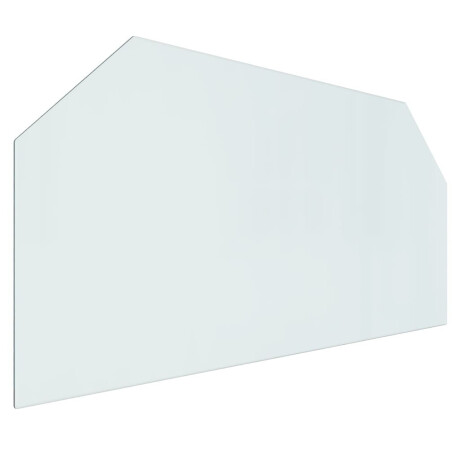 vidaXL Glasplaat openhaard zeshoekig 120x60 cm afbeelding2 - 1