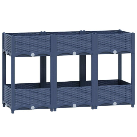 vidaXL Plantenbak verhoogd 120x40x71 cm polypropyleen afbeelding2 - 1