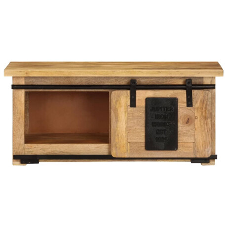 vidaXL Tv-meubel 90x35x40 cm massief mangohout afbeelding2 - 1