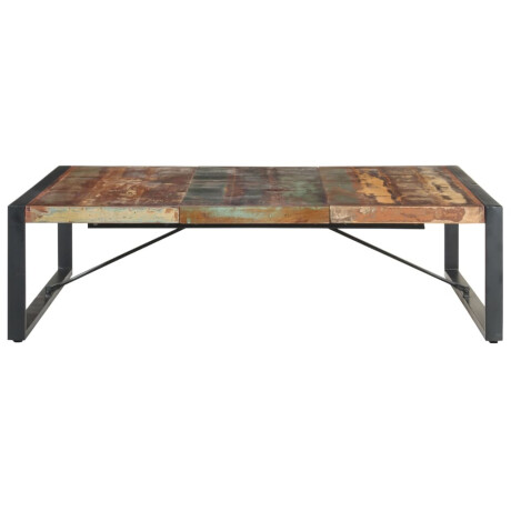 vidaXL Salontafel 140x140x40 cm massief gerecycled hout afbeelding2 - 1