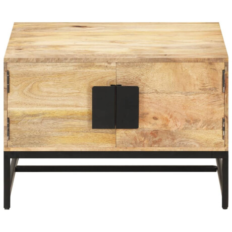 vidaXL Salontafel 67x67x45 cm massief mangohout afbeelding2 - 1
