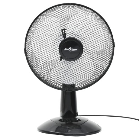 vidaXL Tafelventilator 3 snelheden 40 W 30 cm zwart afbeelding2 - 1