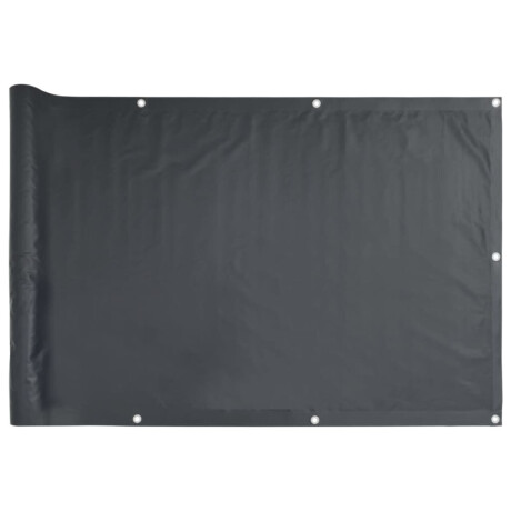 vidaXL Balkonscherm 90x500 cm oxford stof antraciet afbeelding2 - 1
