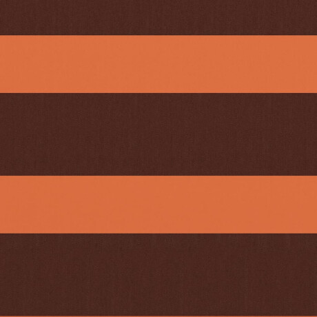 vidaXL Balkonscherm 75x600 cm oxford stof oranje en bruin afbeelding2 - 1