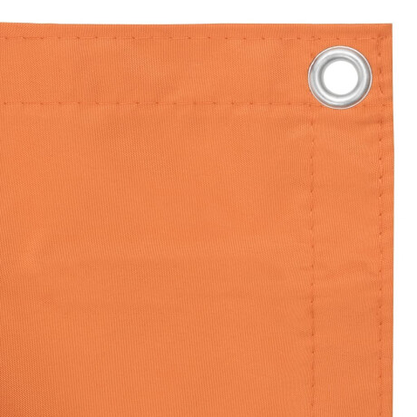 vidaXL Balkonscherm 75x400 cm oxford stof oranje afbeelding2 - 1