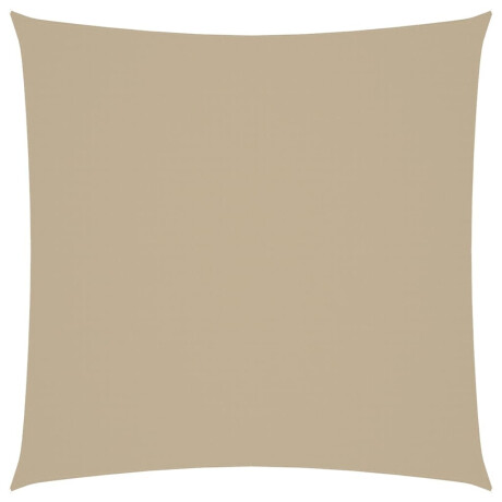 vidaXL Zonnescherm vierkant 2,5x2,5 m oxford stof beige afbeelding2 - 1