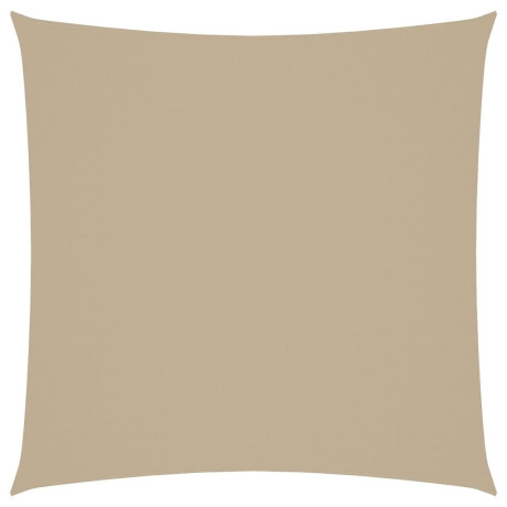 vidaXL Zonnescherm vierkant 7x7 m oxford stof beige afbeelding2 - 1