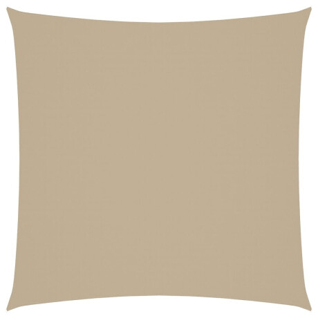 vidaXL Zonnescherm vierkant 7x7 m oxford stof beige afbeelding2 - 1