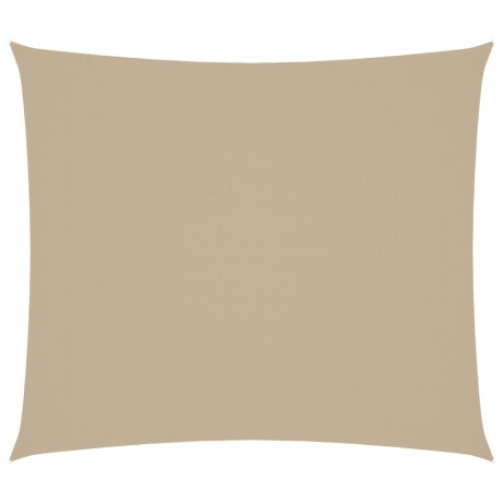 vidaXL Zonnescherm rechthoekig 2,5x3 m oxford stof beige afbeelding2 - 1