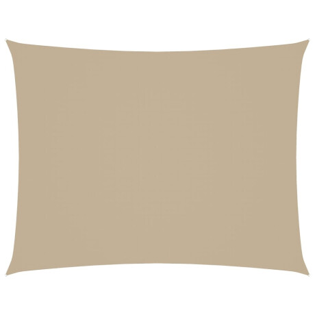vidaXL Zonnescherm rechthoekig 2,5x4 m oxford stof beige afbeelding2 - 1