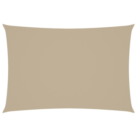 vidaXL Zonnescherm rechthoekig 2,5x4,5 m oxford stof beige afbeelding2 - 1