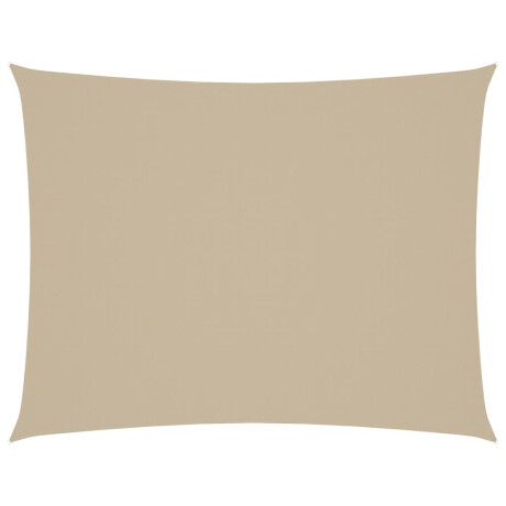 vidaXL Zonnescherm rechthoekig 3x4,5 m oxford stof beige afbeelding2 - 1