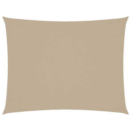 vidaXL Zonnescherm rechthoekig 5x6 m oxford stof beige afbeelding2 - 1