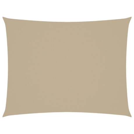 vidaXL Zonnescherm rechthoekig 5x7 m oxford stof beige afbeelding2 - 1