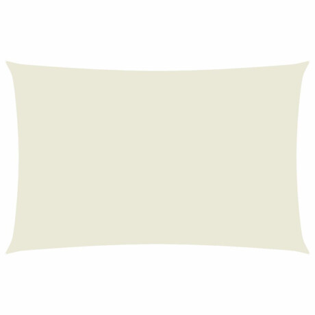 vidaXL Zonnescherm rechthoekig 2x5 m oxford stof crèmekleurig afbeelding2 - 1