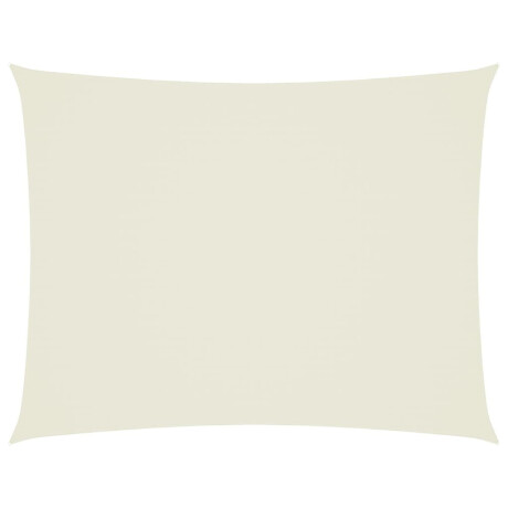 vidaXL Zonnescherm rechthoekig 3x4 m oxford stof crèmekleurig afbeelding2 - 1