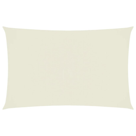 vidaXL Zonnescherm rechthoekig 4x7 m oxford stof crèmekleurig afbeelding2 - 1