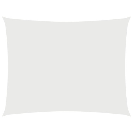 vidaXL Zonnescherm rechthoekig 2x3,5 m oxford stof wit afbeelding2 - 1