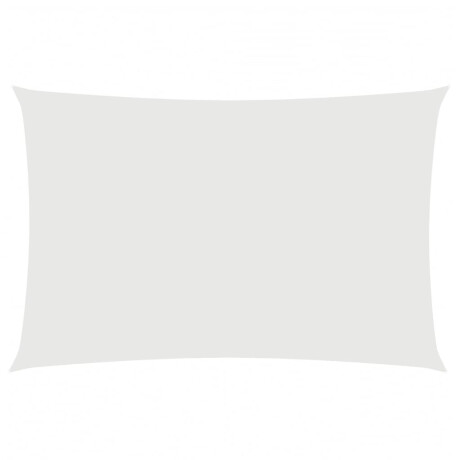 vidaXL Zonnescherm rechthoekig 2x4 m oxford stof wit afbeelding2 - 1