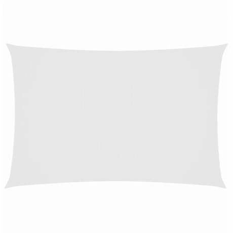 vidaXL Zonnescherm rechthoekig 2x5 m oxford stof wit afbeelding2 - 1